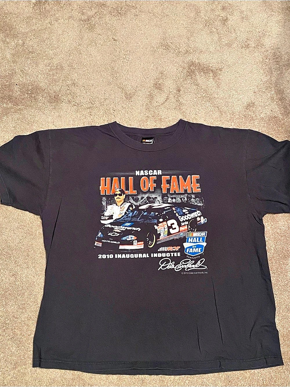 NASCAR Hall of Fame 2010 Inaugural Inductee Dale Earnhardt Graphic Tee